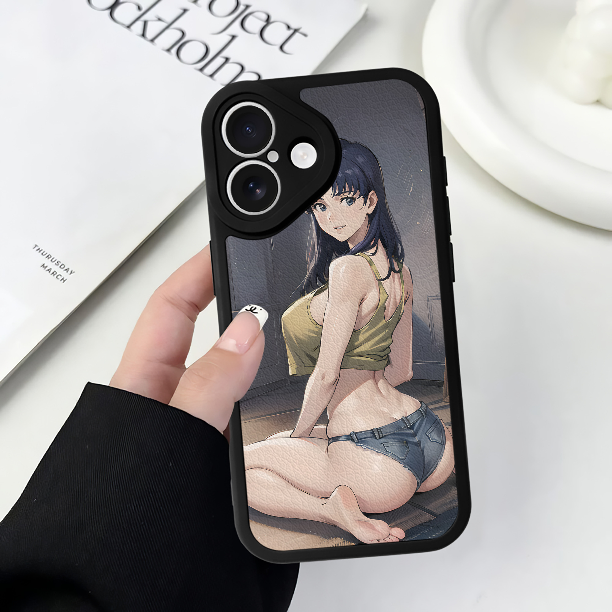 （画像用） EVA 新世紀エヴァンゲリオン 【iPhone 16シリーズ対応】シリコンスマホケース（レザー調） 材質：シリコン
